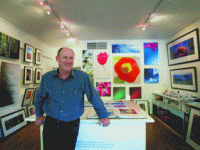 Paul in his gallery