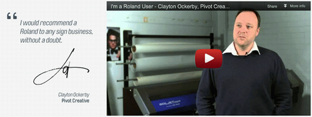 Roland DG User campaign