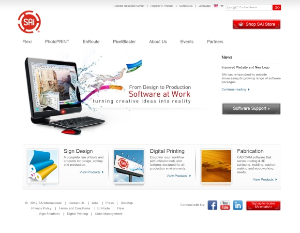 SAI web site new look