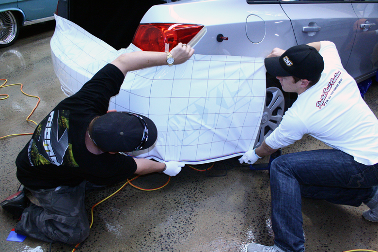 Hexis vehicle wrap