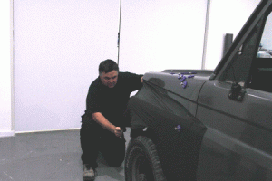 Warren Van Den Heuvel at work mini