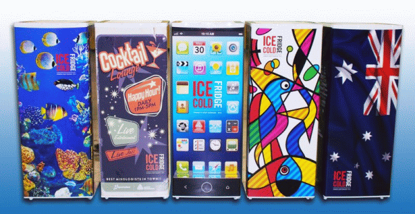Spandex All wrapped fridges 2014