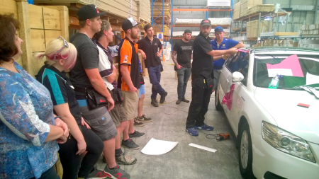 Justin Pate atSpandexWA wrap workshop