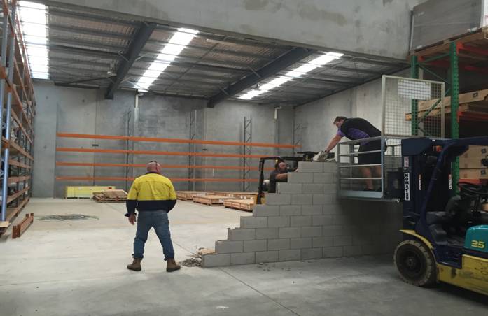 Spandex Qld warehouse extension