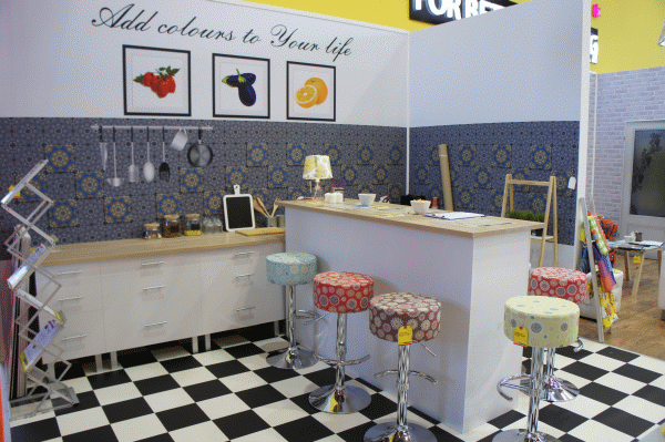 Bordeaux FESPA 2016 textile display