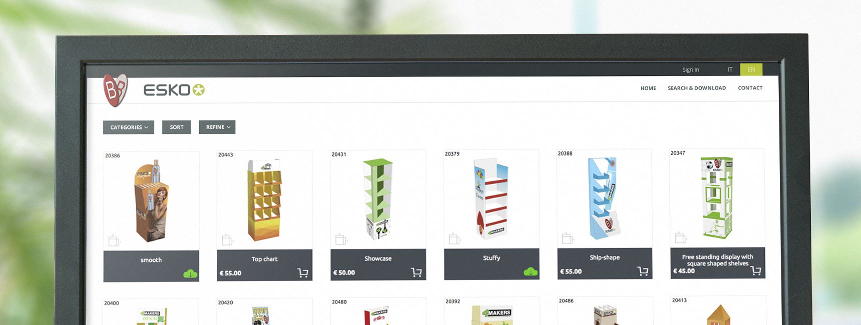ESK pr1106 ArtiosCAD Display Shop