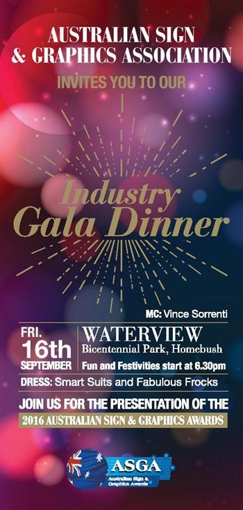 ASGA Gala Dinner Award Ceremony