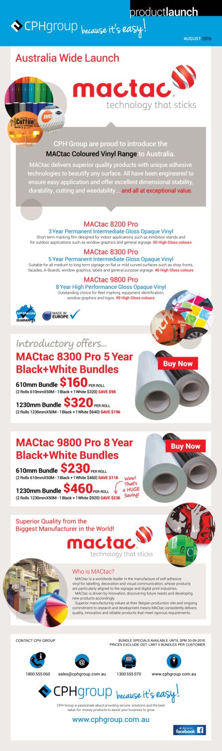 MACtac Product Launch