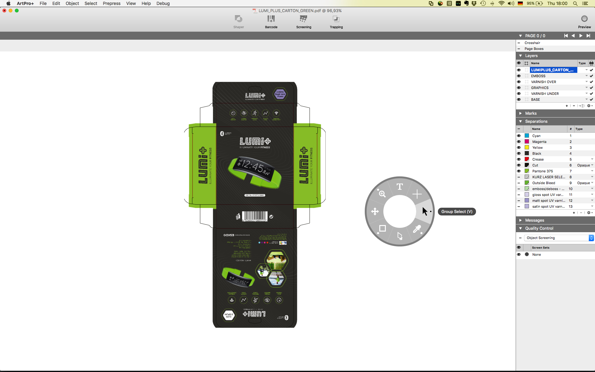 ESK pr1115pi ArtPro Tool selector