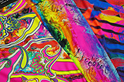 KM fluorescent inks sample