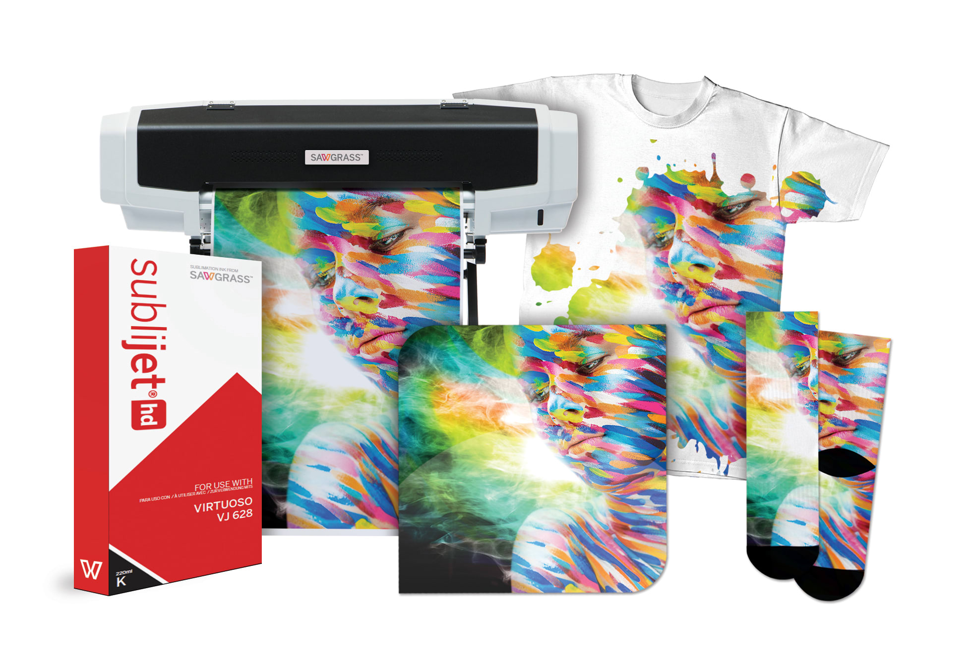 402 new virtuoso vj628 high definition dye sublimation printer
