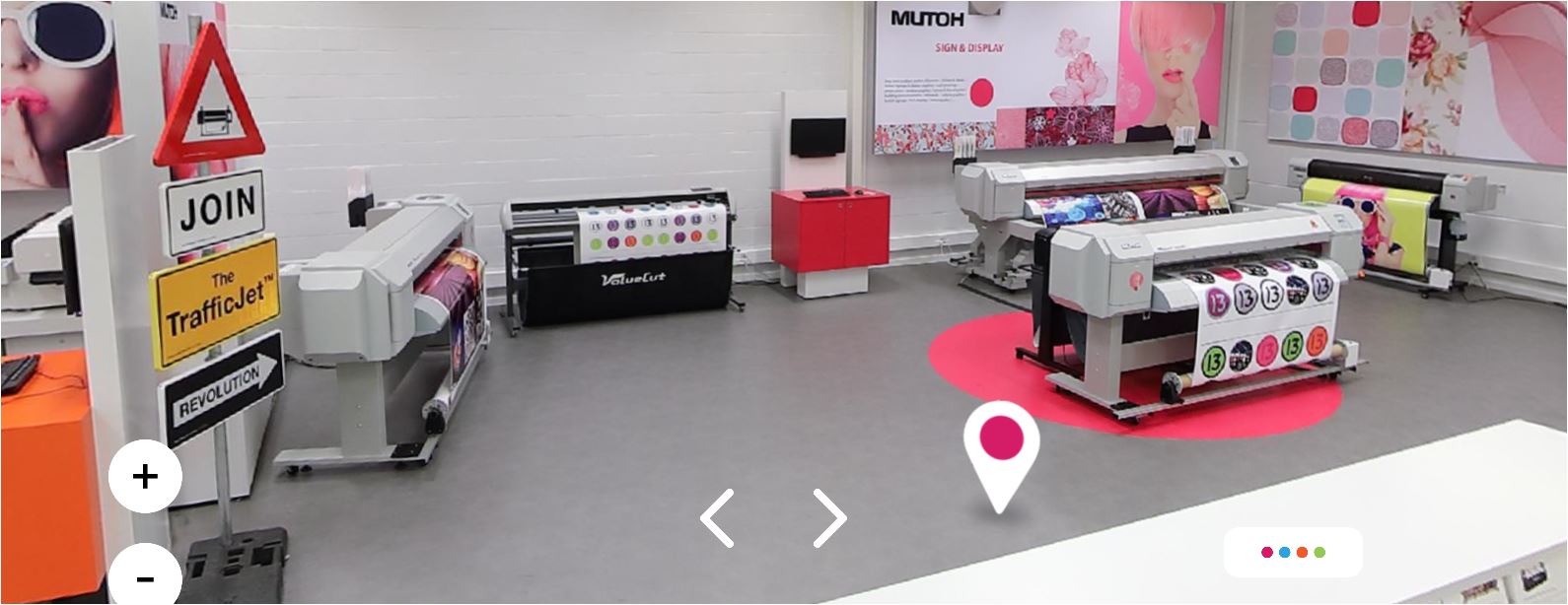Mutoh demo room