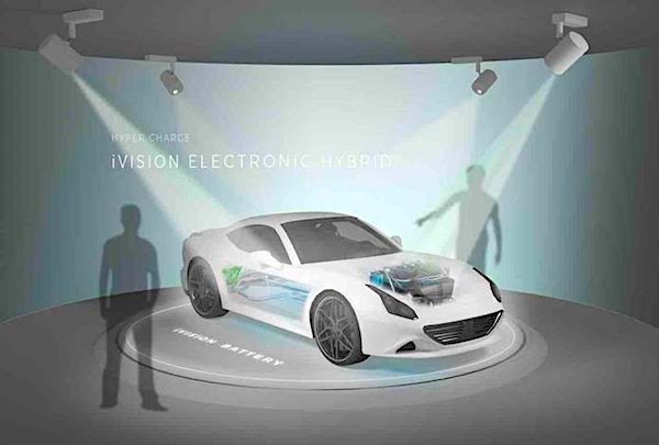 The new LightScene EV 100 projector