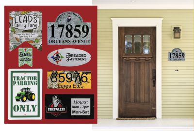 conde aluminium signage