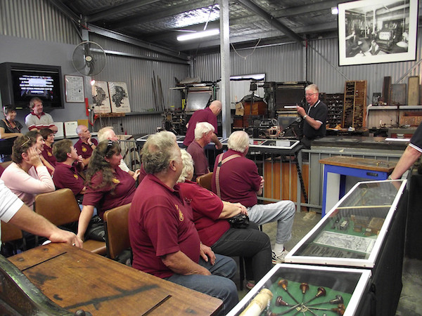 Group tour at Museum