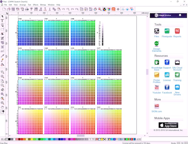SAi Flexi Colour Management Making Swatchbook 1