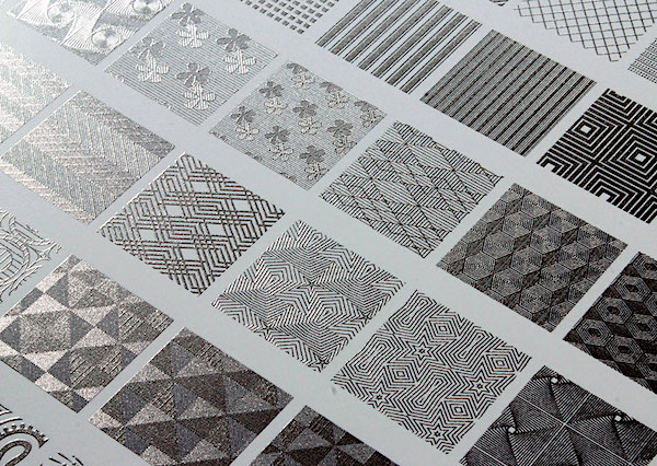 Application Metallic embossing effects