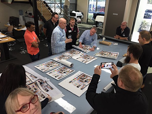 Day 1 of our SGIAA Colour Management Bootcamp is in full swing starleaton