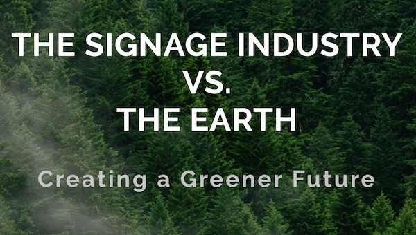 signage vs earth mesh