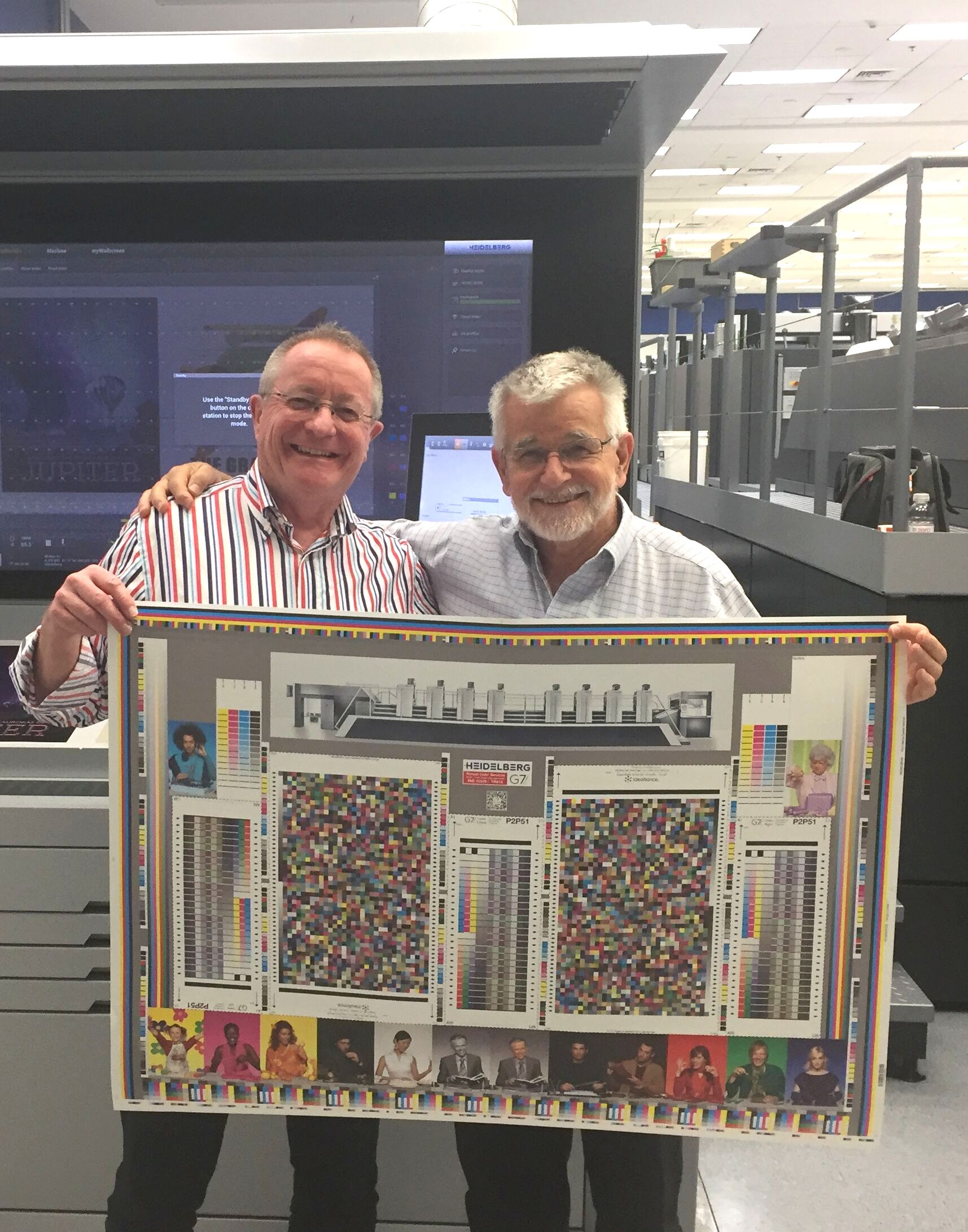 G7 DaveC DonH with testchart