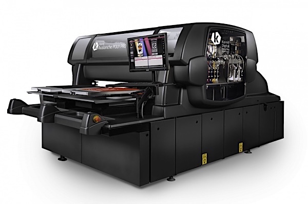 The new Kornit Avalanche Poly Pro system