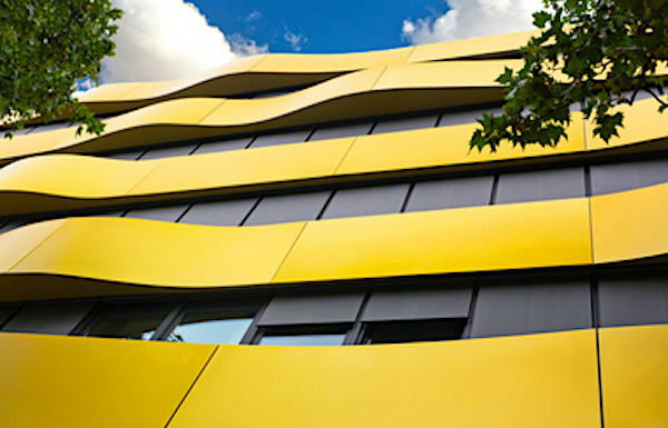 cladding made from aluminium composite panels