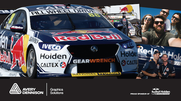 Avery Dennison Announces Bathurst 1000 Race Experience with Red Bull Holden Racing Team 3