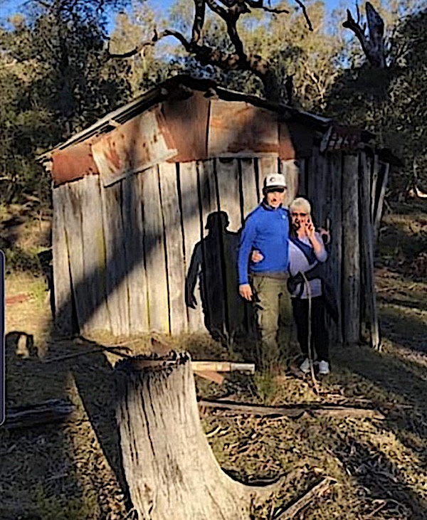 scott page at a recent visit to the area