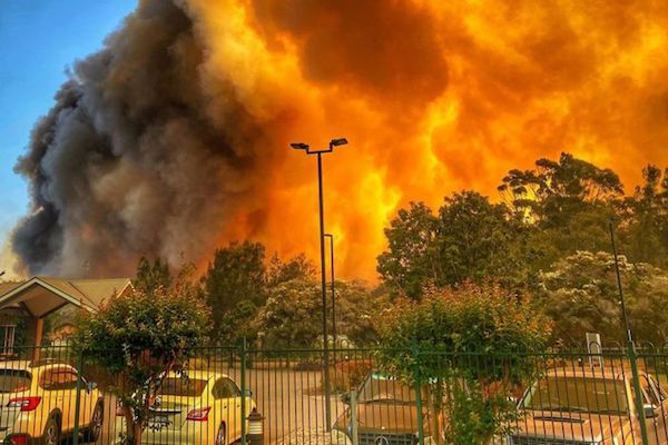flames near nursing home Forster FB Jacki Pocock