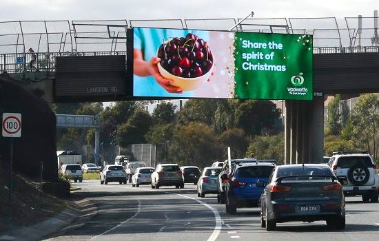 QMS M2 motorway billboard