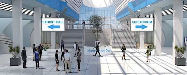 Virtual trade show courtesy vfairs