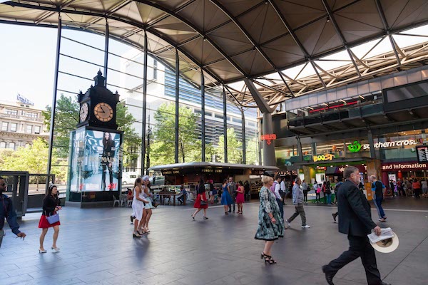 the clock in melbourne australie