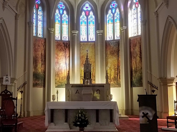 St Patricks Cathedral Toowoomba by Tierney Signs category Printed Fabrics Textiles