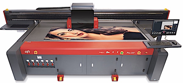 EFITM Pro 30f true flatbed LED printer