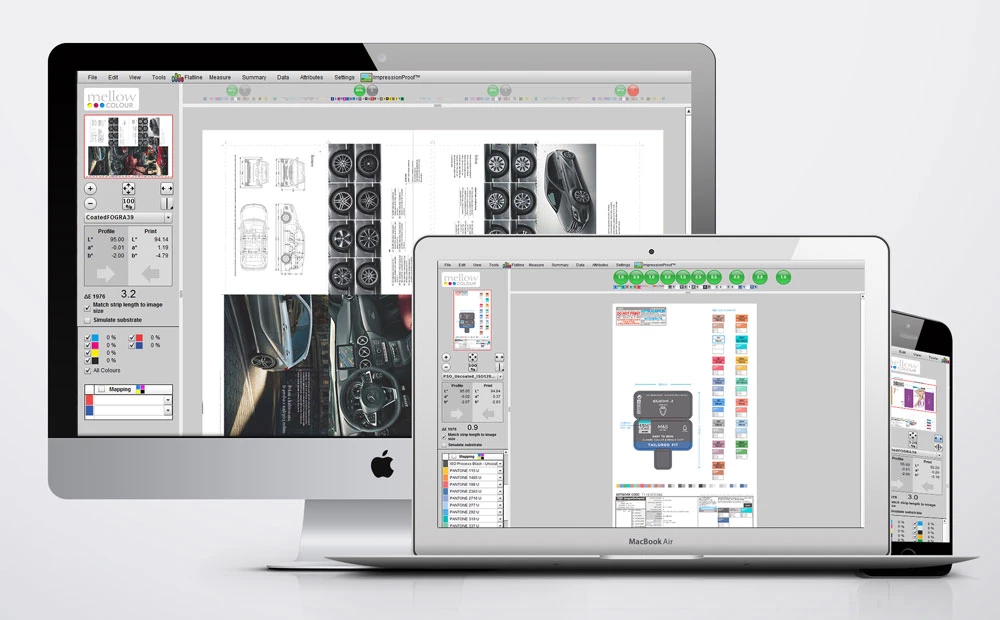 ImpressionProof screens