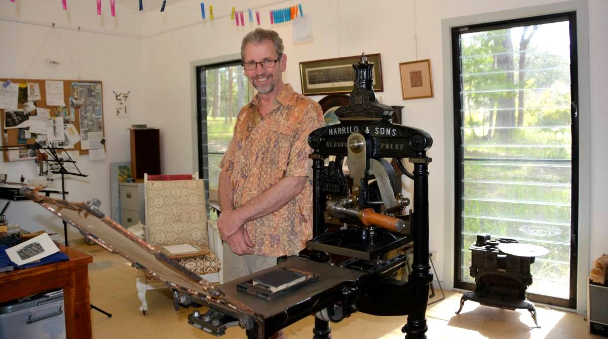 Urunga DavidBromley with Letterpress