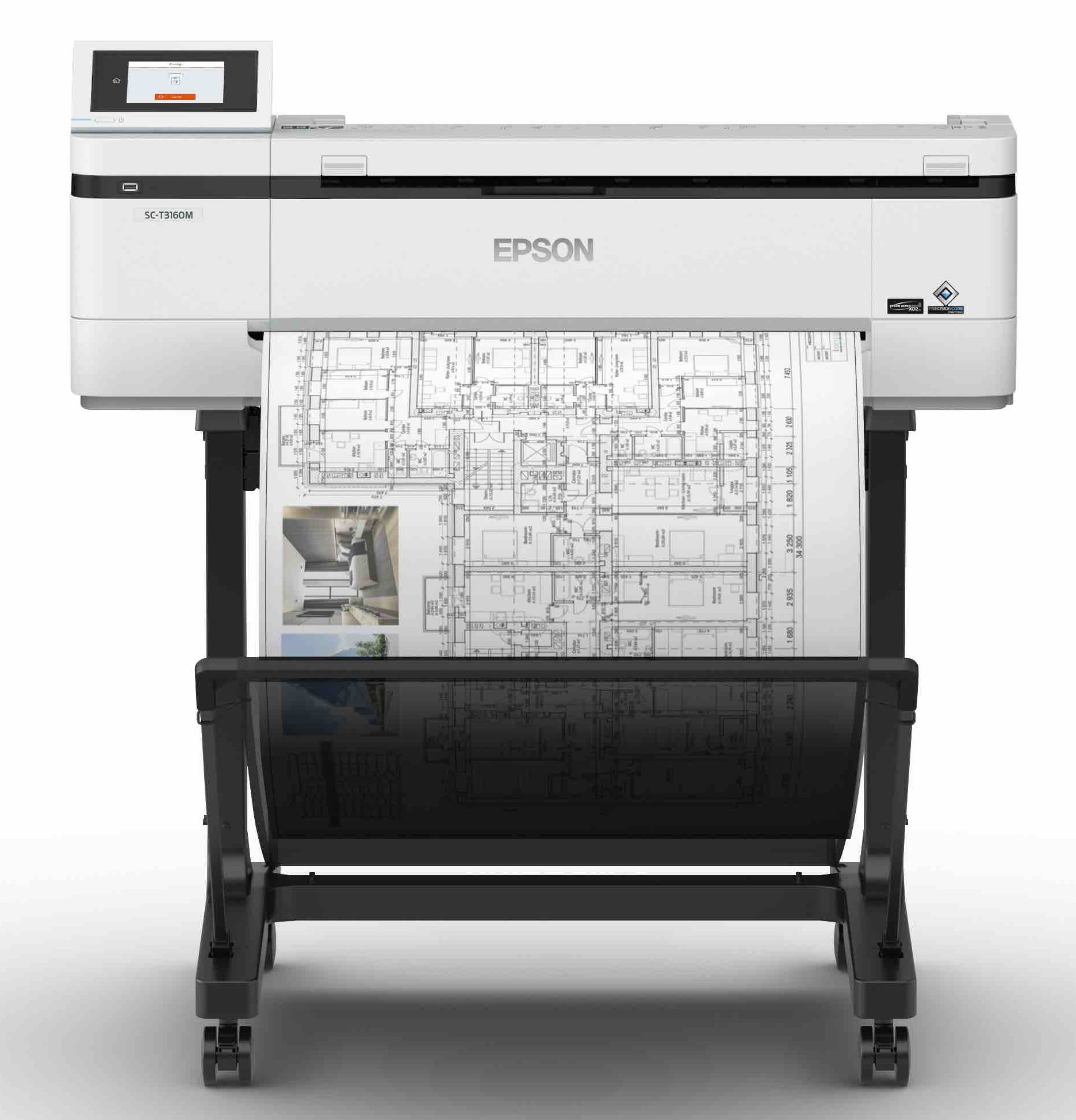 Epson T3160M Front with Stand Sample Print
