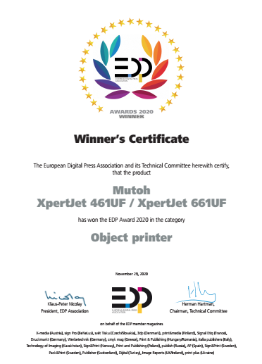 Mutoh EDP cert