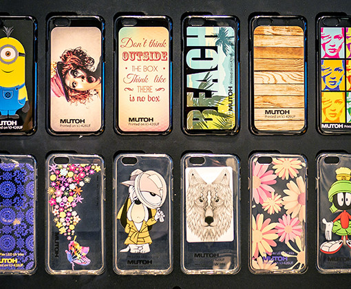Mutoh XPJ sample phone covers