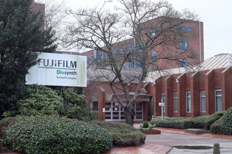 Fujifilm Diosynth Biotechnologies at Billingham which is to start manufacturing a coronavirus vaccin