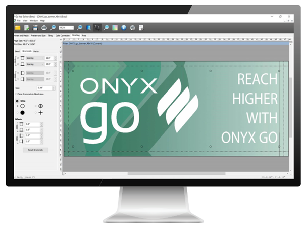 OnyxGo computerscreen
