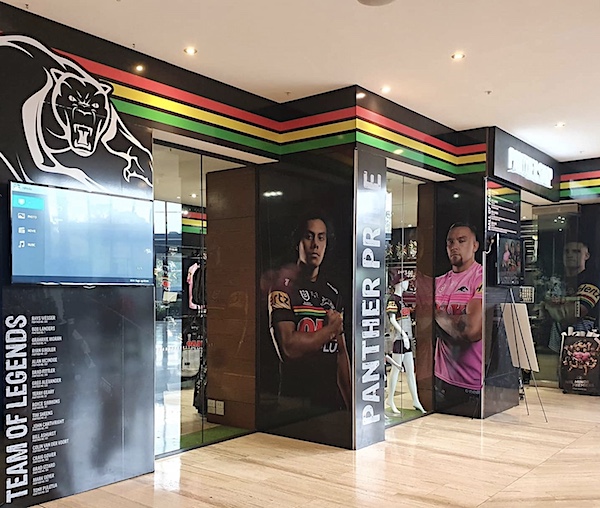 fresh look at Panthers merchandise store