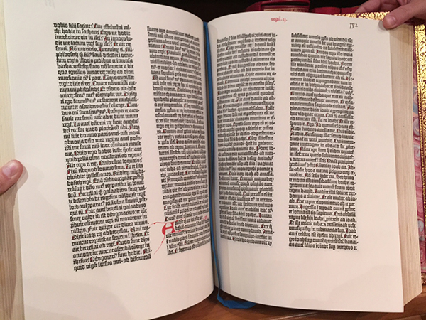 Gutenberg Bible pages