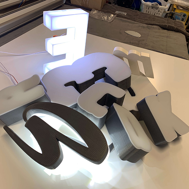 Jetmark Tractus Channel letters