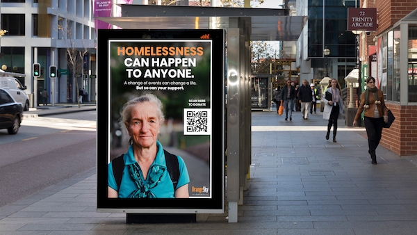 Orange Sky campaign on oOhmedia