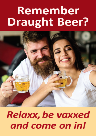 Covid DraughtBeer pub poster