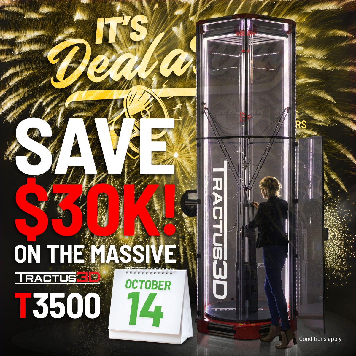 Deal a Day Tractus3D 14 Oct 2021