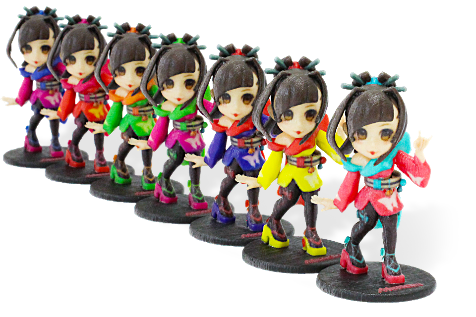Mimaki 3D colour sample