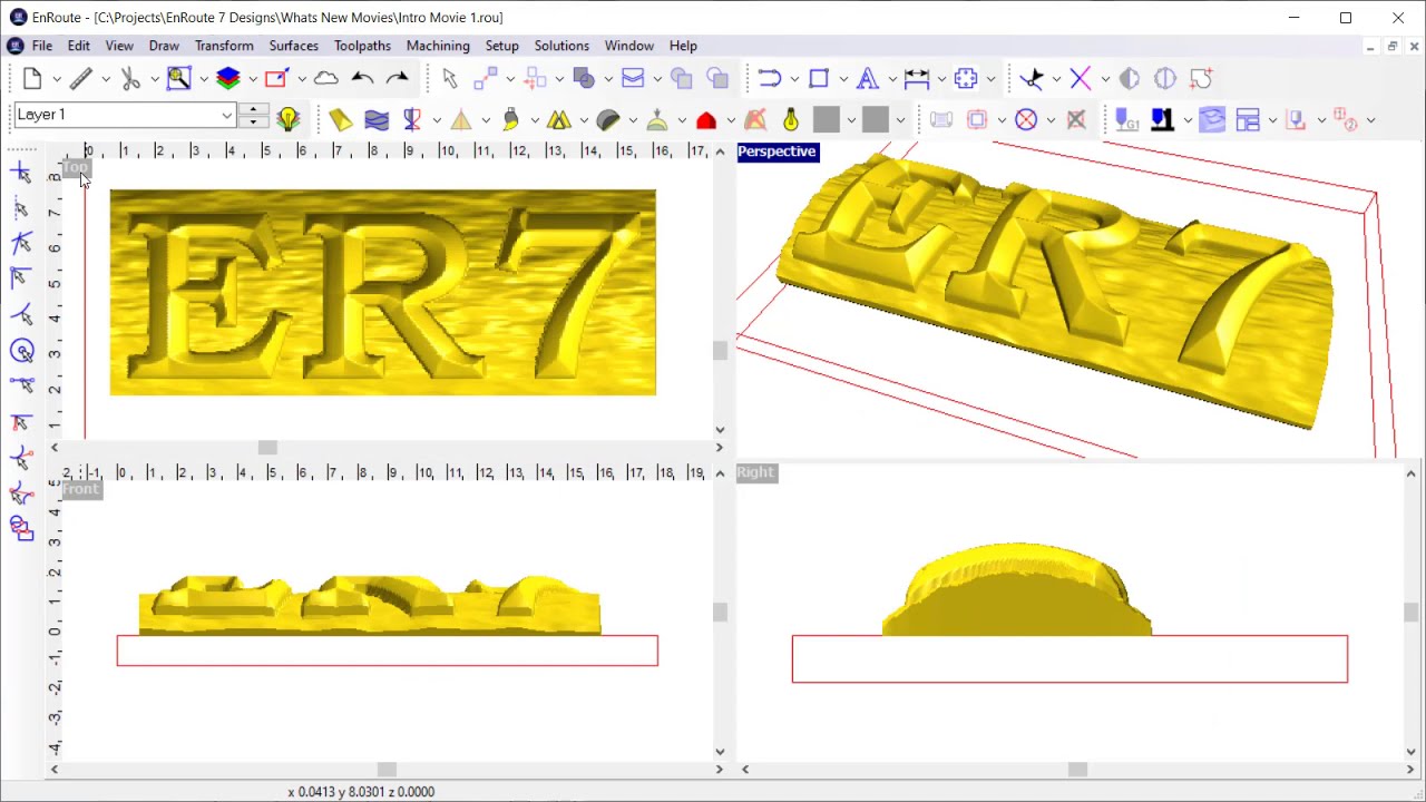 SAi EnRoute7 screen