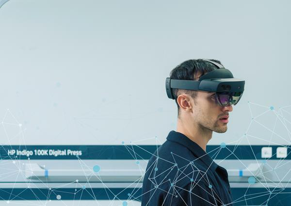 hp 100k press microsoft hololens2
